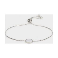 Parfois - Bransoletka. Szare bransoletki damskie Parfois, z materiału, ze stali. Za 59,90 zł.