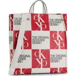 Torebka CALVIN KLEIN - Sculpted Mirror Mono Tote K60K606158 0IN. Czerwone torebki klasyczne damskie Calvin Klein, bez wzorów, ze skóry ekologicznej, klasyczne, duże, bez dodatków. Za 699,00 zł.