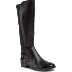 Oficerki CAPRICE - 9-25521-23 Black Comb 019. Czarne kozaki damskie Caprice, z materiału. W wyprzedaży za 439,00 zł.