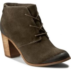 Botki damskie lity: Botki TOMS - Lunata Lace-Up 10008992 Tarmac Olive