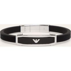 Emporio Armani - Bransoletka. Szare bransoletki męskie Emporio Armani, metalowe. W wyprzedaży za 499,90 zł.