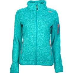 Kurtka polarowa w kolorze turkusowym. Niebieskie bluzy damskie CMP Women, s, bez wzorów, z dzianiny, bez kaptura. W wyprzedaży za 107,95 zł.