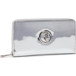 Duży Portfel Damski TRUSSARDI JEANS - Alba Zip Around 3 Pkt 75W00237 M020. Szare portfele damskie Trussardi Jeans, bez wzorów, z jeansu. W wyprzedaży za 239,00 zł.