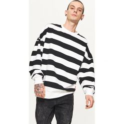 Bluzy męskie: Bluza w pasy - Biały