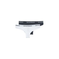 Figi Emporio Armani CC317-163337-10410. Niebieskie skarpetki damskie Emporio Armani, bez wzorów. Za 189,00 zł.
