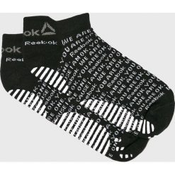 Reebok - Skarpetki. Czarne skarpetki damskie Reebok, bez wzorów, z elastanu. W wyprzedaży za 37,90 zł.