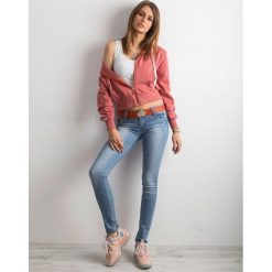 Niebieskie spodnie damskie skinny jeansowe jeansy m. Niebieskie jeansy damskie Merg Selection, m, bez wzorów, z bawełny. Za 69,00 zł.