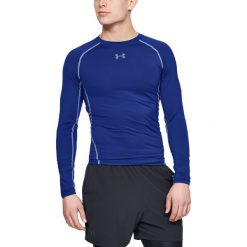 Under Armour Armour Compression Koszulka Niebieski. Niebieskie podkoszulki męskie Under Armour, xs, z nadrukiem, z elastanu, z długim rękawem. Za 171,95 zł.