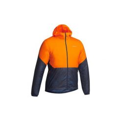 Kurtka turystyczna FH500 HELIUM Wind męska. Niebieskie kurtki męskie QUECHUA, xl, bez wzorów, z poliesteru, bez kaptura. Za 79,99 zł.