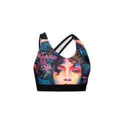 SPORTS BRA CRAZY. Topy damskie Feelj!, s, bez wzorów, z dzianiny, z podwójnym kołnierzykiem. Za 139,00 zł.