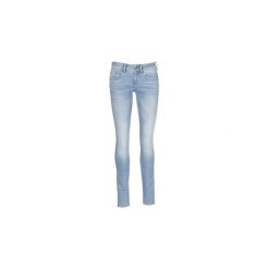 Jeansy skinny G-Star Raw LYNN MID SKINNY. Niebieskie jeansy damskie G-Star RAW, bez wzorów, z jeansu. Za 398,30 zł.