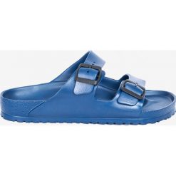 Birkenstock - Klapki Arizona EVA. Niebieskie kapcie męskie marki Birkenstock, bez wzorów, z materiału. Za 139,90 zł.