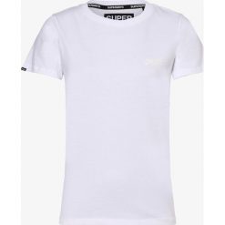 Superdry - T-shirt damski, biały. Białe t-shirty damskie Superdry, xxl, z nadrukiem, z bawełny, bez kołnierzyka. Za 89,95 zł.