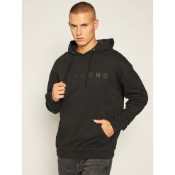 Bluza John Richmond Cavedale RMA20342FE. Czarne bluzy męskie John Richmond, xxl, bez wzorów, bez kołnierzyka, bez rękawów, bez kaptura. Za 549,00 zł.