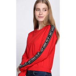 Odzież damska: Czerwona Bluza Red Flower