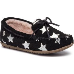 Kapcie EMU AUSTRALIA - Amity Kids Star K11474 Black. Czarne sandały dziewczęce EMU Australia, z wełny, bez zapięcia. Za 209,00 zł.