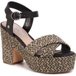 Espadryle PEPE JEANS - Blean Sweet PLS90461 Black 999. Brązowe espadryle damskie Pepe Jeans, bez wzorów, z jeansu, bez obcasa, na obcasie. Za 389,00 zł.