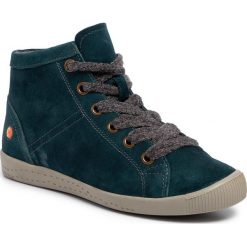 Sneakersy SOFTINOS - Isleen 2 P900558002 Dk.Petrol. Niebieskie półbuty damskie Softinos, ze skóry. W wyprzedaży za 289,00 zł.