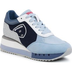 Sneakersy BLAUER - S0CHARLOTTE05/NES Light Blue. Niebieskie półbuty damskie Blauer, ze skóry. Za 569,00 zł.