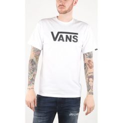 Vans Koszulka Biały. Białe podkoszulki męskie Vans, xl, z nadrukiem, z bawełny, z krótkim rękawem. Za 128,95 zł.