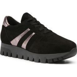 Sneakersy TAMARIS - 1-23741-25 094. Czarne półbuty damskie Tamaris, bez wzorów, ze skóry ekologicznej, bez obcasa, na płaskiej podeszwie, bez zapięcia. Za 319,00 zł.