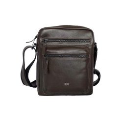Skórzana torba na ramię unisex Daag Storm 3 ciemnobrązowa - Brązowy. Pomarańczowe torby męskie skórzane daag, bez wzorów, na ramię. Za 359,99 zł.