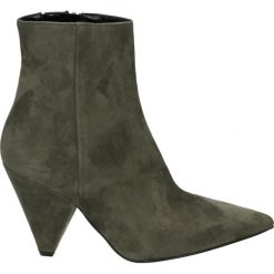 Botki - SC902 AMA LAP. Szare botki damskie skórzane Venezia. Za 489,00 zł.