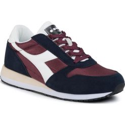 Sneakersy DIADORA - Caiman 501.175122-C8502 Blue Night/Burgundy. Czerwone sneakersy męskie Diadora, bez zapięcia. Za 369,00 zł.
