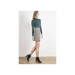 Spódnica Alma. Szare minispódniczki marki Wow fashion, z tkaniny, trapezowe. Za 199,00 zł.