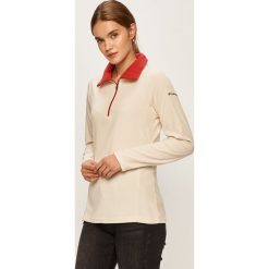 Columbia - Bluza Glacial. Białe bluzy damskie Columbia, s, z poliesteru, krótkie. W wyprzedaży za 99,90 zł.