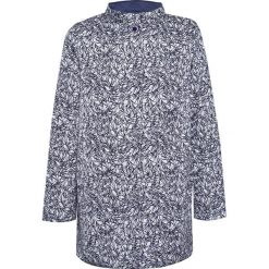 Płaszcz CSTUDIO BAYAHIBE Biały|Print|Granatowy. Niebieskie płaszcze damskie marki CStudio, s, z włókna, eleganckie, krótkie. Za 1075,00 zł.