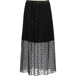 Spódnica z materiału siatkowego bonprix czarny. Czarne spódniczki damskie bonprix, krótkie, mini. Za 79,99 zł.
