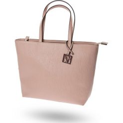 TOREBKA armani exchange. Szare torebki klasyczne damskie Armani Exchange, bez wzorów, ze skóry ekologicznej, z tłoczeniem, bez dodatków. Za 449,00 zł.