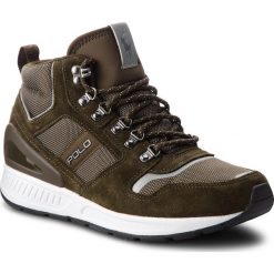 Sneakersy POLO RALPH LAUREN - Train100 809712534007 Dp Olv/Olv. Zielone sneakersy męskie Polo Ralph Lauren, bez zapięcia. W wyprzedaży za 429,00 zł.