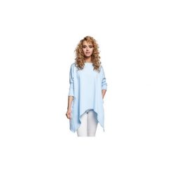 Bluzy Moe M289 Asymetryczna peleryna. Szare bluzy damskie marki Moe, s, bez wzorów, bez rękawów, bez kaptura. Za 115,00 zł.