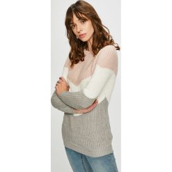 Tally Weijl - Sweter. Szare swetry damskie TALLY WEIJL, s, z nadrukiem, z dzianiny, bez rękawów, długie, bez kaptura. W wyprzedaży za 89,90 zł.