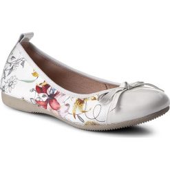 Baleriny damskie: Baleriny LA BALLERINA – 6192-5B Nap Fiore Rosa/Vern Bianka
