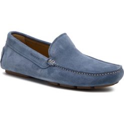 Mokasyny GANT - Austin 18673419 Mid Blue G620. Niebieskie mokasyny męskie GANT, na co dzień, bez wzorów, ze skóry, klasyczne, bez zapięcia. W wyprzedaży za 469,00 zł.