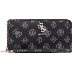 Duży Portfel Damski GUESS - Digital (SP) Slg SWSP68 53460 BLA. Czarne portfele damskie Guess, z aplikacjami, ze skóry ekologicznej. Za 279,00 zł.