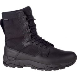 Merrell MQC Patrol WP J099351 43,5 Czarne. Czarne buty trekkingowe męskie Merrell, ze skóry, bez zapięcia. W wyprzedaży za 449,99 zł.