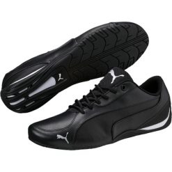 Puma buty sportowe Drift Cat 5 Core Black 43. Czarne buty sportowe damskie Puma, bez wzorów, eleganckie. W wyprzedaży za 299,00 zł.