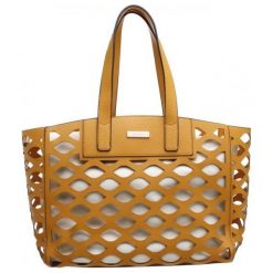 Bessie London Żółta torebka damska 2w1 BD4212. Żółte torebki klasyczne damskie Bessie London, bez wzorów, bez dodatków. Za 249,00 zł.