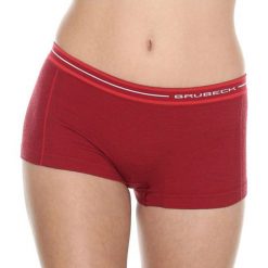 Majtki damskie: Brubeck Bokserki damskie Active Wool bordowe r.M (BX10860)