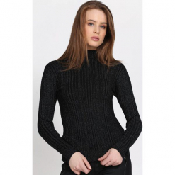 Czarny Golf Agleam. Czarne golfy damskie Born2be, l, z dzianiny. Za 59,99 zł.