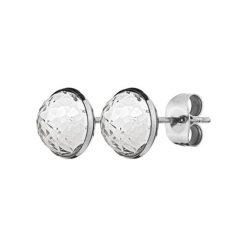 Kolczyki damskie: Kolczyki w kolorze srebrnym z kryształem Swarovski