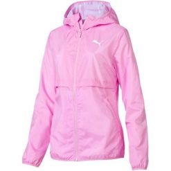 Puma Kurtka Damska Windbreaker (Solid) Pale Pink L. Różowe kamizelki damskie Puma, na wiosnę, l, bez wzorów, z tkaniny, bez kaptura, do biegania. Za 219,00 zł.