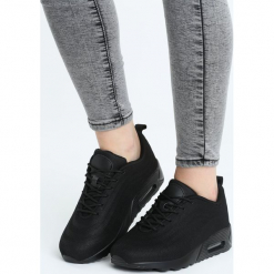 Czarne Buty Sportowe Citified. Czarne buty sportowe damskie Born2be, z materiału. Za 99,99 zł.
