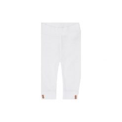 NAME IT Uni Spodnie NITUFO bright white. Białe spodnie niemowlęce marki Name it, z bawełny. Za 29,00 zł.