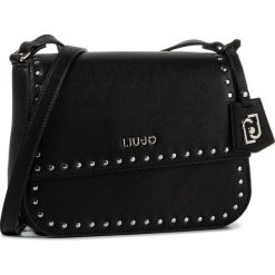 Torebka LIU JO - M Crossbody N69004 E0031 Nero 22222. Czarne listonoszki damskie Liu Jo, bez wzorów, ze skóry ekologicznej, bez dodatków. W wyprzedaży za 349,00 zł.