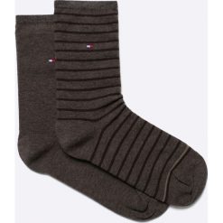Tommy Hilfiger - Skarpetki (2-pack). Czarne skarpetki damskie TOMMY HILFIGER, z bawełny. Za 44,90 zł.